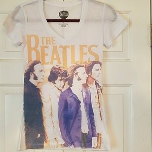 The Beatles Graphic Short Sleeve Tee Shirt